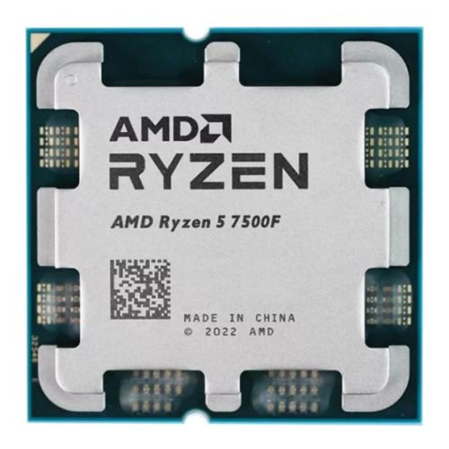 AMD Ryzen 5 7500F 6-Core CPU - AM5, 5.0GHz Turbo, 65W TDP, OEM Tray AMD Ryzen 5 7500F 6-Core CPU - AM5, 5.0GHz Turbo, 65W TDP, OEM Tray